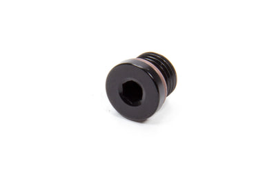 '-4 ORB Internal Hex Port Plug - Aluminum - Black