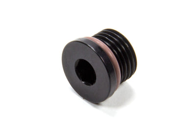 '-6 ORB Internal Hex Port Plug - Aluminum - Black