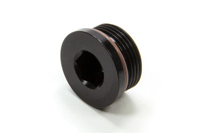 '-16 ORB Internal Hex Port Plug Alum. - Black