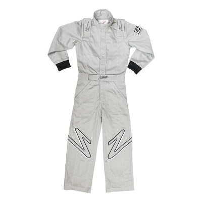 Race Suit ZR-10 Youth Medium Gray