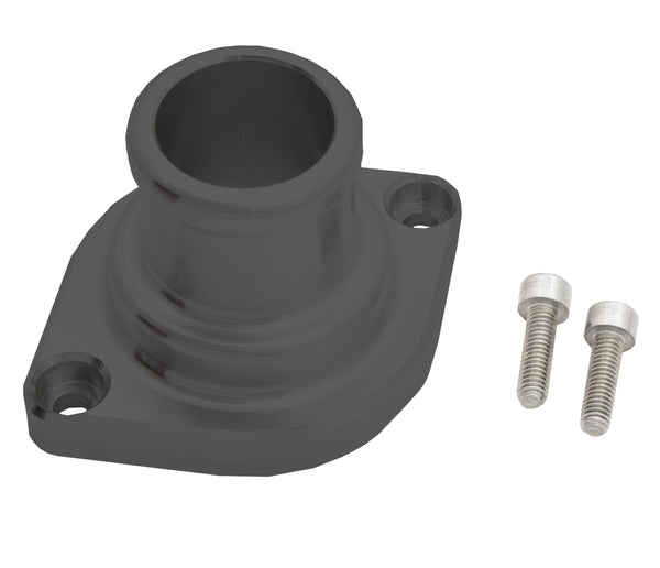 Water Neck  Chevy  LS Engine  Straight  One Piece  Billet  Black