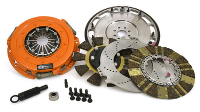 Centerforce DYAD ? DS 10.4 Multi-Disc Clutch And Flywheel Kit 45.95 Lbs 164 Tooth Gear 0 In/oz Internally Balanced 8 Bolt Crank 1300 Ft/lbs Capacity 10.4in Dia. 26-Spline Fits Ford Mustang 8 Cyl
