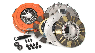 Centerforce DYAD ? DS 10.4 Multi-Disc Clutch And Flywheel Kit 49.70 Lbs 168 Tooth Gear 0 In/oz Internally Balanced 8 Bolt Crank 1300 Ft/lbs Capacity 10.4in Dia. 26-Spline Fits Cadillac/Chevrolet CTS And Camaro V 6.2L