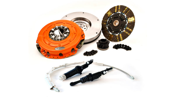 Centerforce Dual Friction ? High Performance Clutch And Flywheel Kit 127 Tooth Gear 8 Bolt Crank 494 Ft/lbs Capacity 10.4in Dia. 21-Spline Fits Jeep Gladiator And Wrangler 3.6L